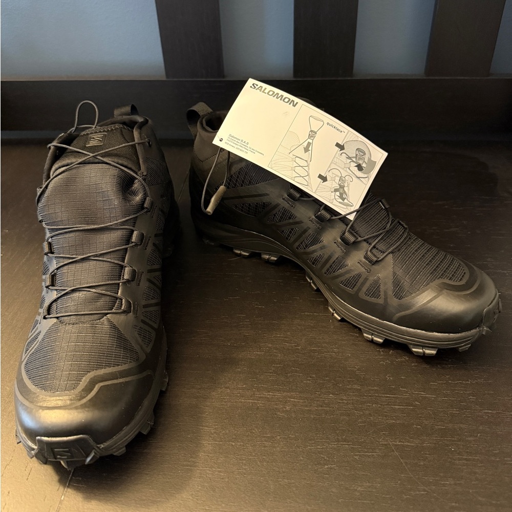 Salomon Speed Assault 2 Black Unisex Tactical Boots Men’s Size 10 - Picture 5 of 12